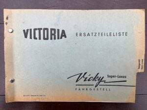 Victoria Vicky Super Luxus Onderdelen boek 1959