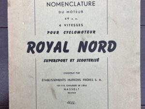Royal Nord Supersport Onderdeel boek