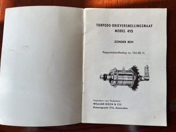 Torpedo 3 Versn. Naaf Model 415 - Afbeelding 2