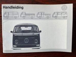Instructie boek Volkswagen T2 1970