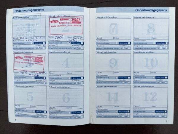 Ford gebr. Service boekje 2002 (1) - Afbeelding 3