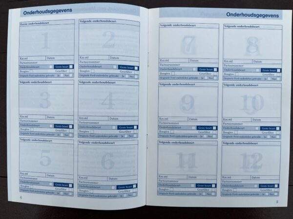 Ford gebr. Service boekje 2002 (2) - Afbeelding 3