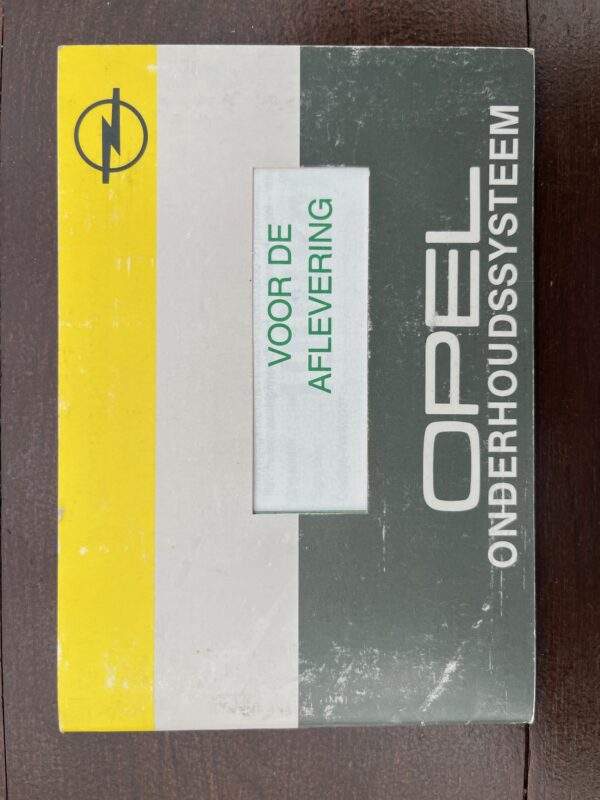 Opel blanco Service boekje 1987