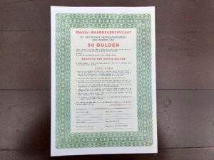 Berini Waardecertificaat Re-print