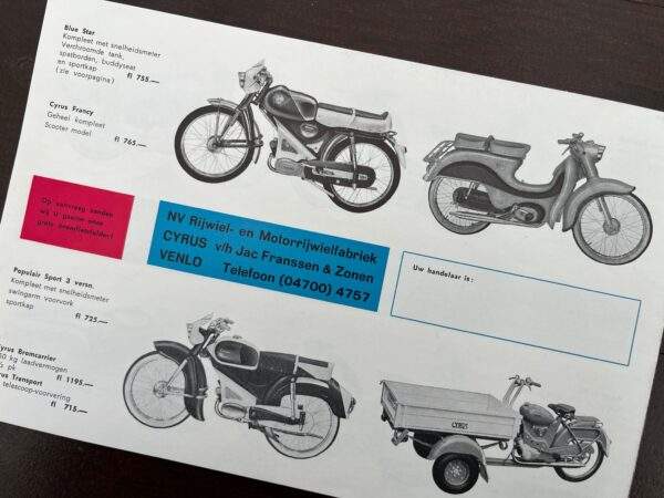 Cyrus Folder bromfiets programma (1) - Afbeelding 2