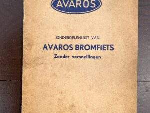 Avaros Onderdelenlijst