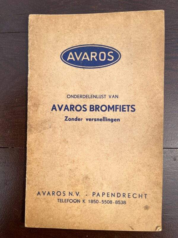 Avaros Onderdelenlijst