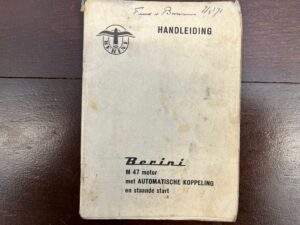 Berini M 47 motor Handleiding