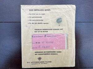 Berini Garantie envelope