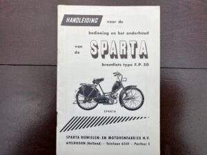 Sparta FP 50 Instructieboekje