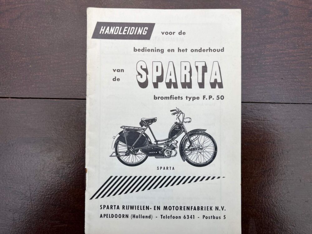 Sparta FP 50 Instructieboekje