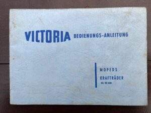 Victoria 49 cc Mopeds Instructieboekje