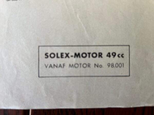 Solex Onderdelenlijst - Afbeelding 2
