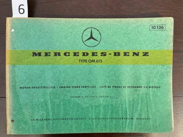 6/Mercedes OM 615 motor 1968