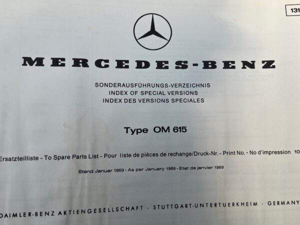6/Mercedes OM 615 motor 1968 - Afbeelding 4