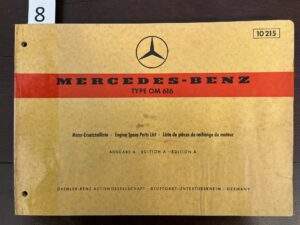 8/Mercedes OM 616 motor 1973