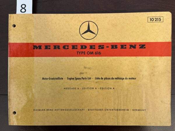 8/Mercedes OM 616 motor 1973