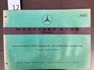 12/Mercedes M 115 motor 1968