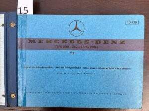 15/Mercedes 114 Chas/body 1973