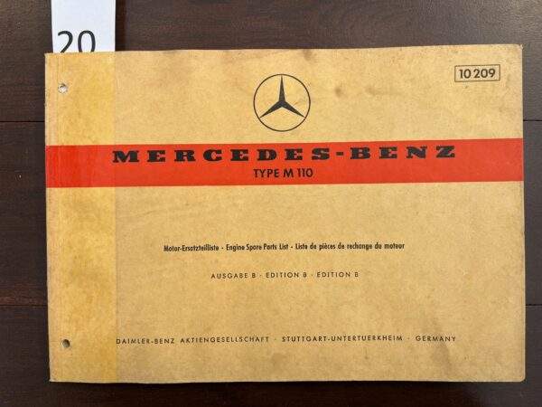 20/Mercedes M 110 motor 1972