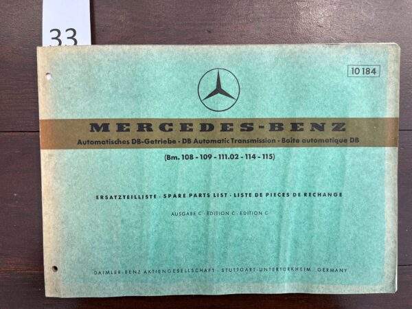 33/Mercedes 108-115 Automaat 1971