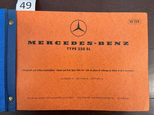 49/Mercedes 250 SL Onderdelen 1967 - Afbeelding 2