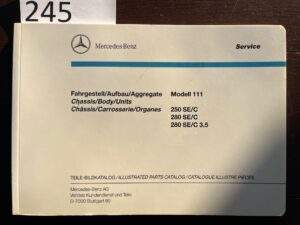 163/Mercedes 111 250se/280se/c 1969