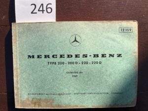 164/Mercedes 200/220d onderd. 1969