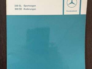 Werkplaats handboek 230SL/300se 1963