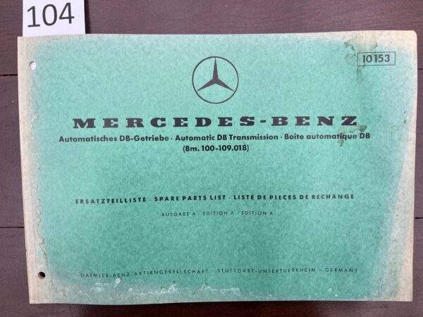 104/Mercedes automaat 1968