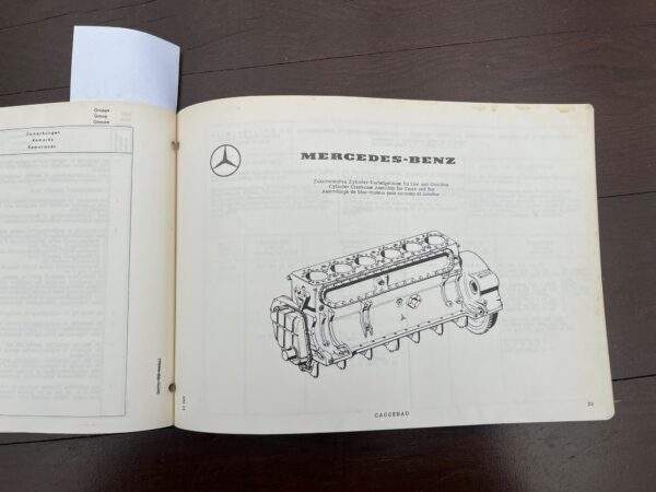 106/Mercedes onderblok motor 1971 - Afbeelding 4