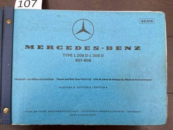 107/Mercedes L206/L306 ch/body 1972 - Afbeelding 2