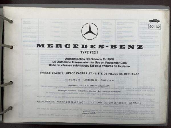 108/Mercedes 720/729 Automaat 1972 - Afbeelding 3
