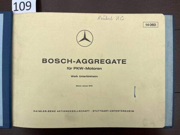 109/Mercedes Bosch Dynamo 1975 - Afbeelding 2