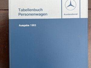 Mercedes Tabellen boekje 1963 (1)