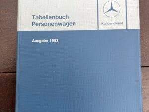 Mercedes Tabellen boekje 1963 (2)