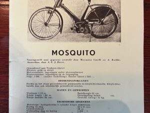 Mosquito Reparatie handleiding Re-print
