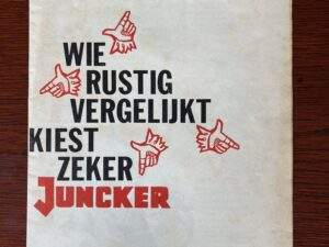 Juncker Rijwiel folder 1961