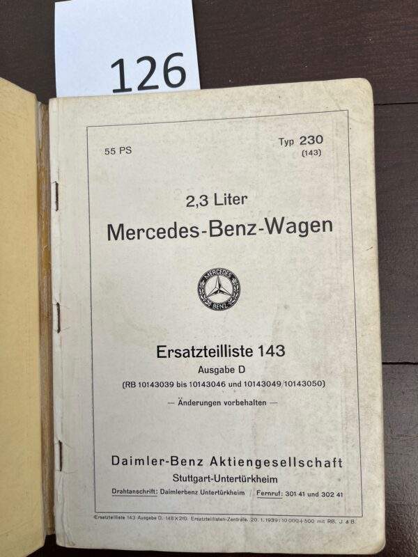 126/Mercedes 230 1939 - Afbeelding 2