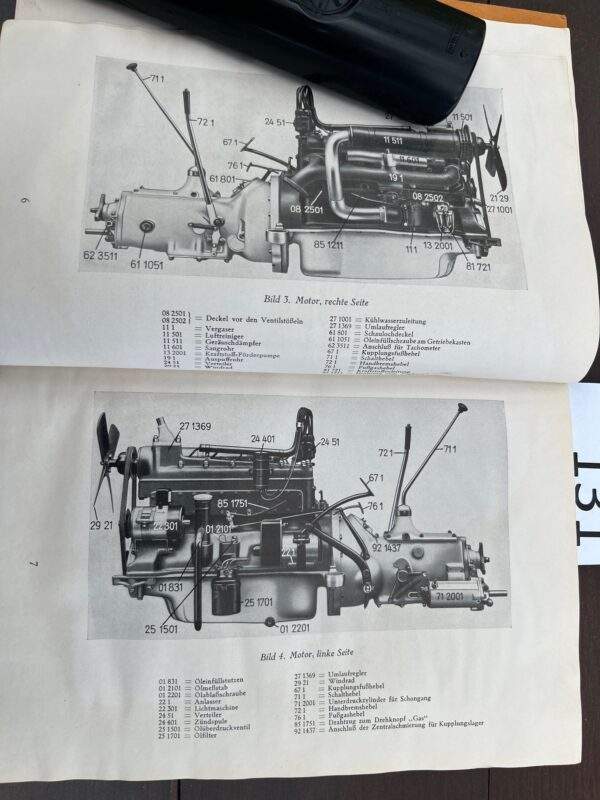 131/Mercedes 290 Instructie boekje1935 - Afbeelding 3