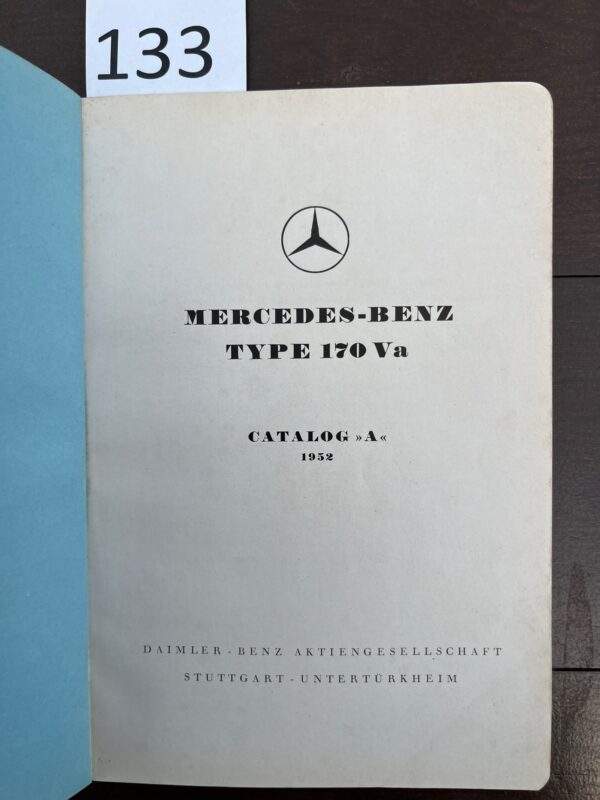 133/Mercedes 170/170va 1952 - Afbeelding 2