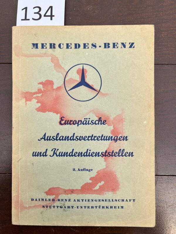 134/Mercedes dealerlijst 1952