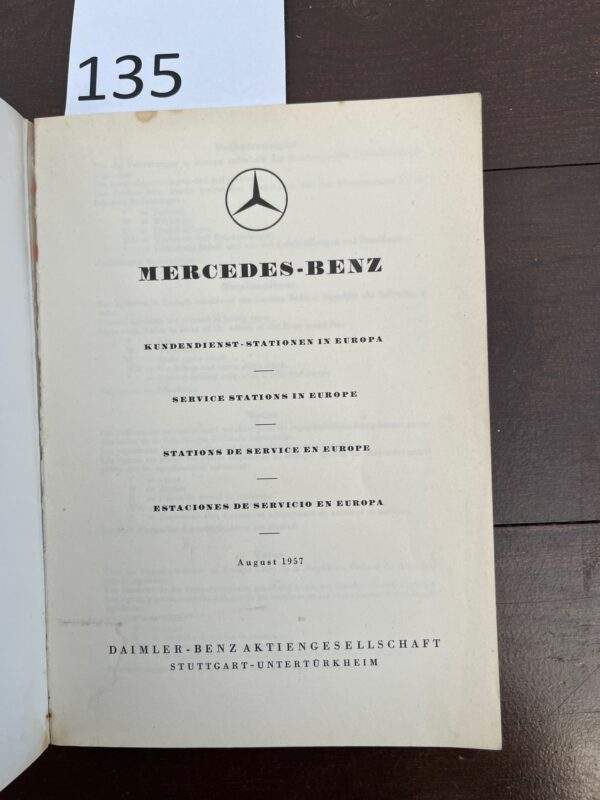 135/Mercedes dealerlijst 1957 - Afbeelding 3