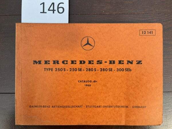 146/Mercedes 250/300 onderdelen 1968