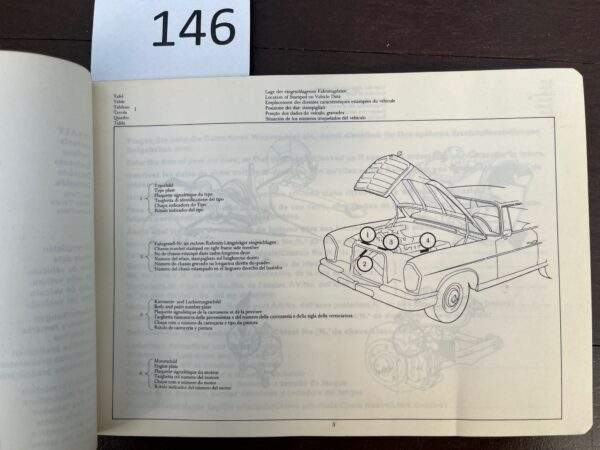 146/Mercedes 250/300 onderdelen 1968 - Afbeelding 3