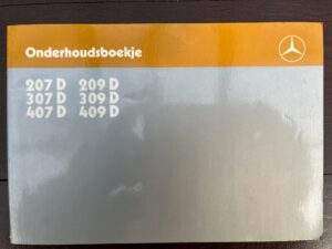 Mercedes Service  Boek TN 207/409 1988