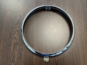 Koplamp rand chroom 110