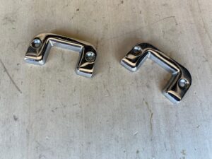 Chroom afwerkrandjes portier bekleding