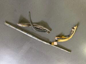 Lijst met aansluitstukken onder op achterscherm112