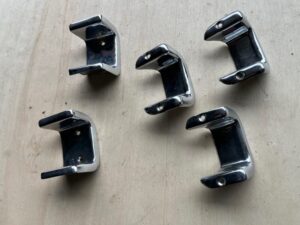 Afwerkrand Chroom rond deurslot binnenzijde